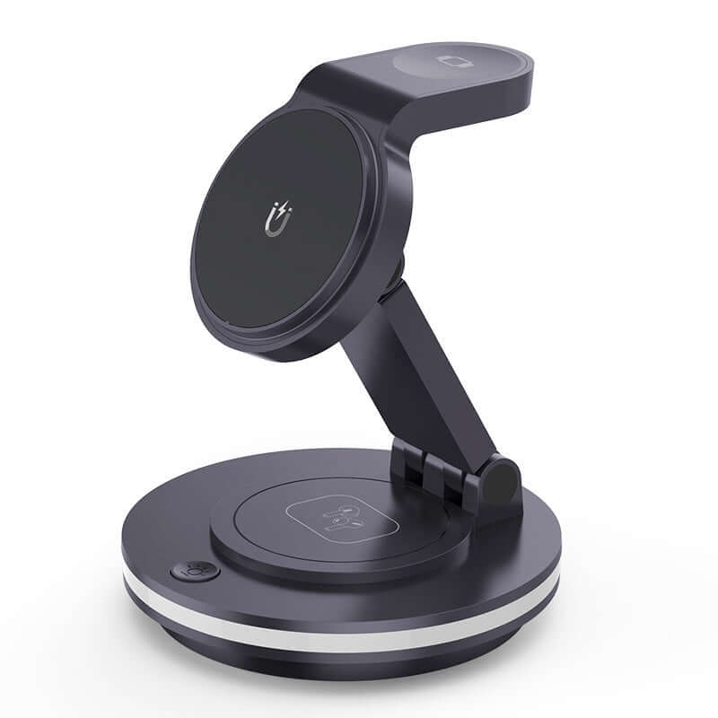 Magnetic Folding Wireless Charging Bracket – Universal Stand for Apple Devices - SUN SHINE STORE