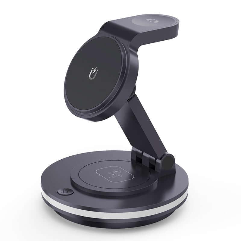 Magnetic Folding Wireless Charging Bracket – Universal Stand for Apple Devices - SUN SHINE STORE
