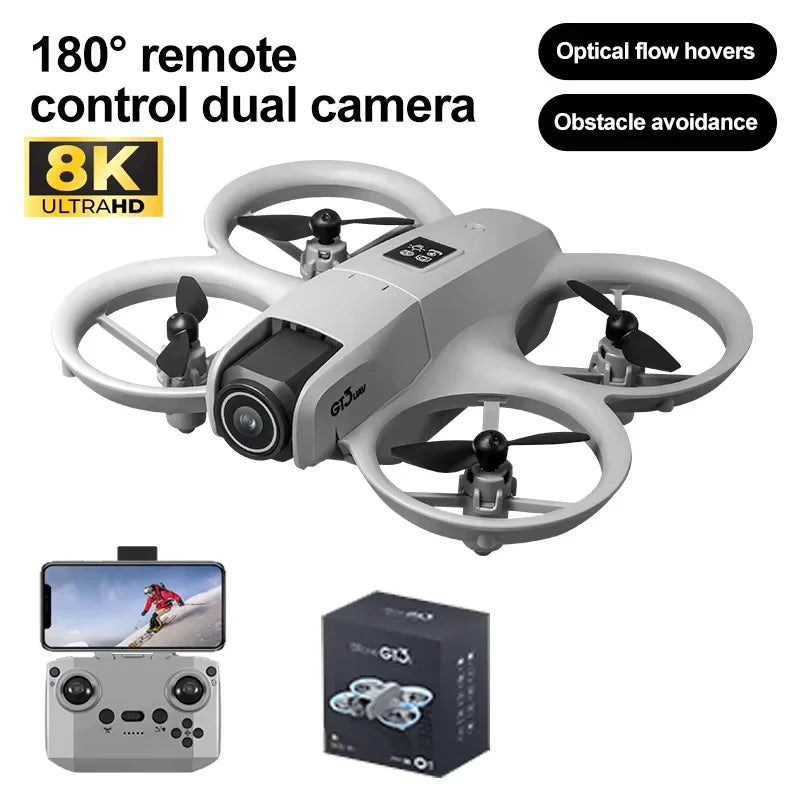 2025New GT3 MAX Drone 8K HD 4.3" Remote Control Headless Mode Helicopter 360° Flip Quadcopter Toys Mini Drone Fors Kid Toy Gifts - SUN SHINE STORE
