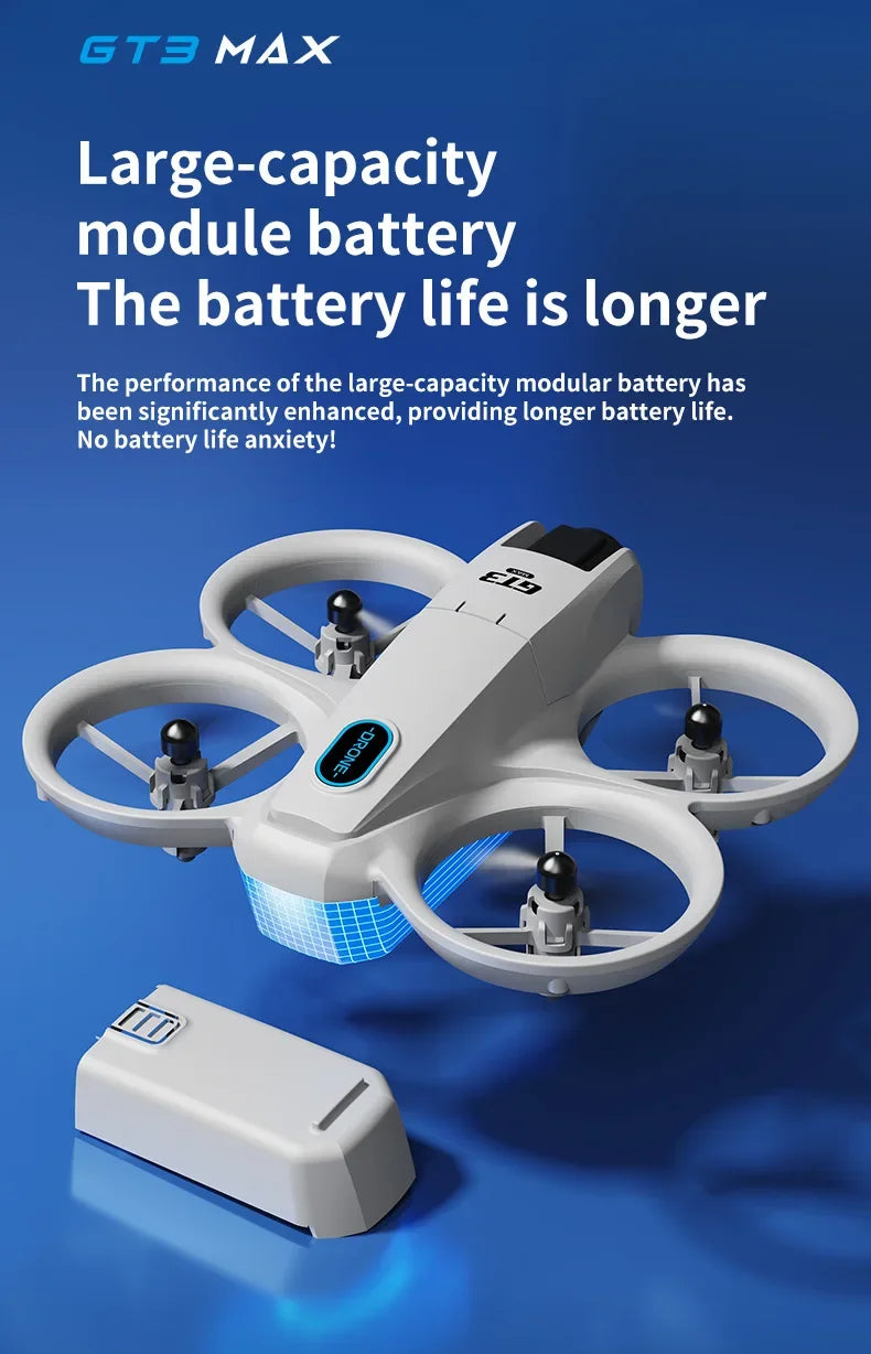 2025New GT3 MAX Drone 8K HD 4.3" Remote Control Headless Mode Helicopter 360° Flip Quadcopter Toys Mini Drone Fors Kid Toy Gifts - SUN SHINE STORE