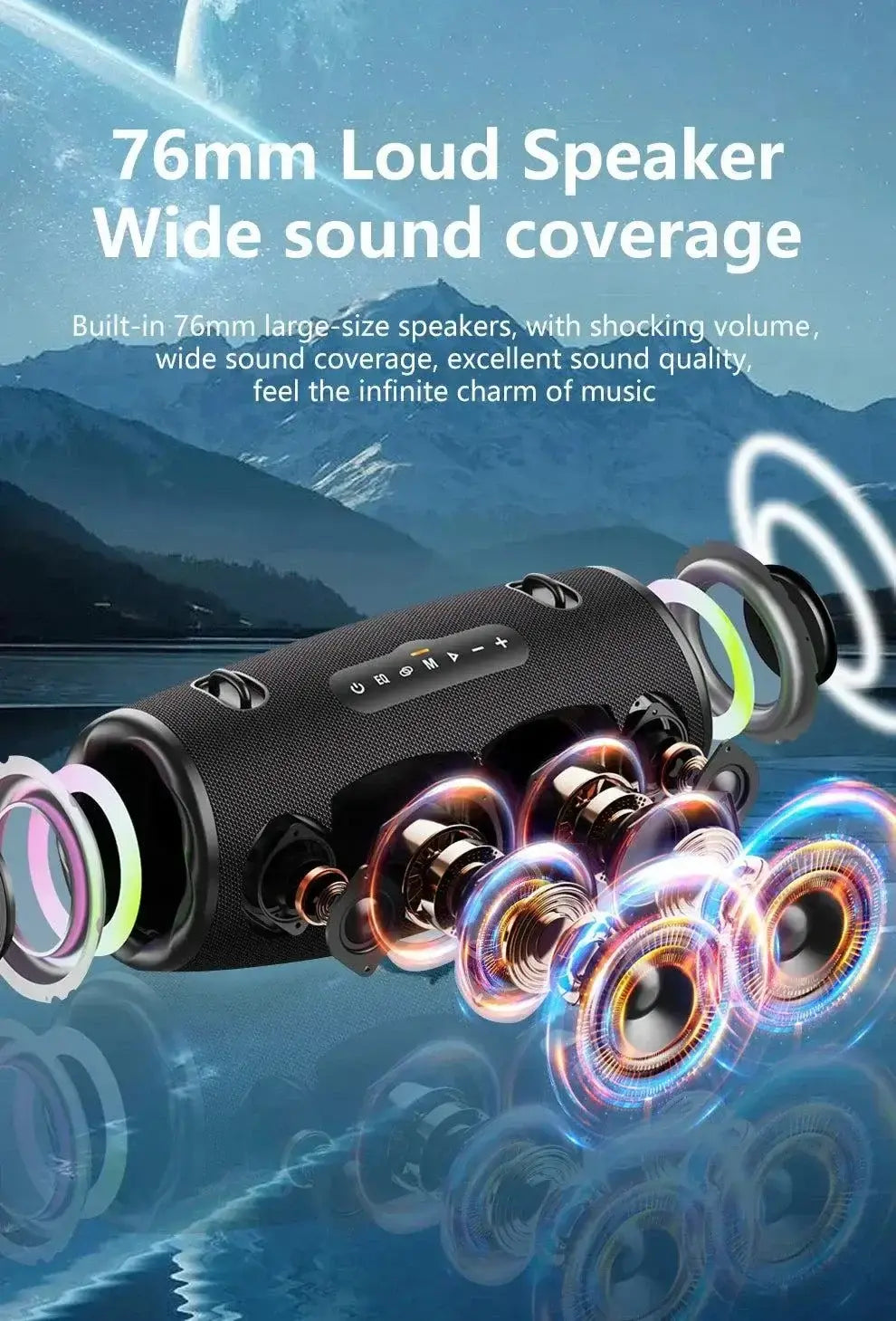 Outdoor Portable Bluetooth Speaker
