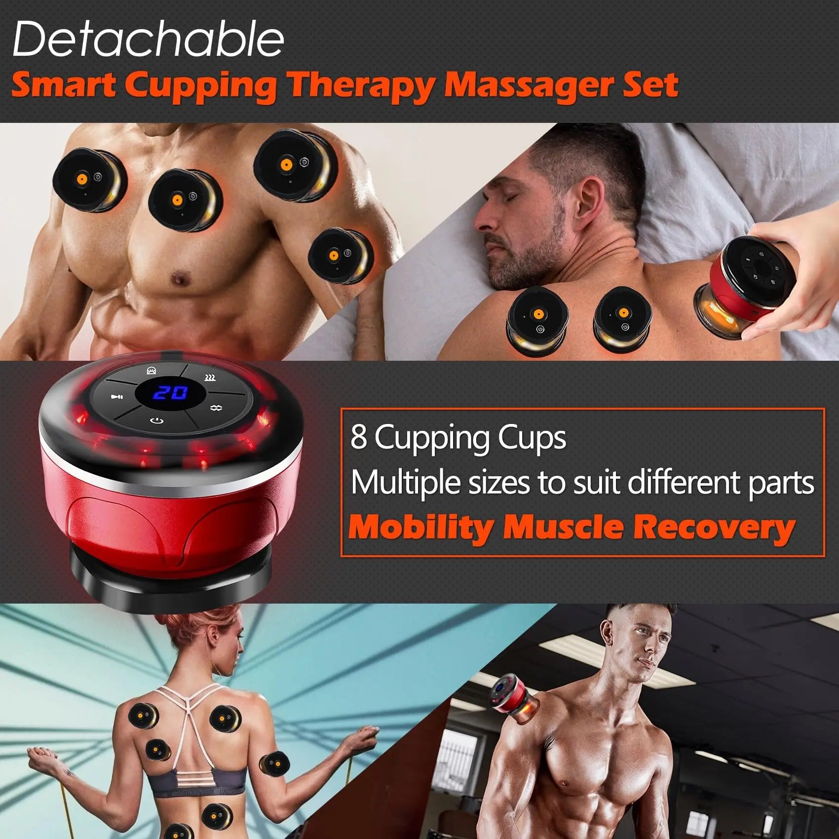 Vacuum Cupping Massager Set