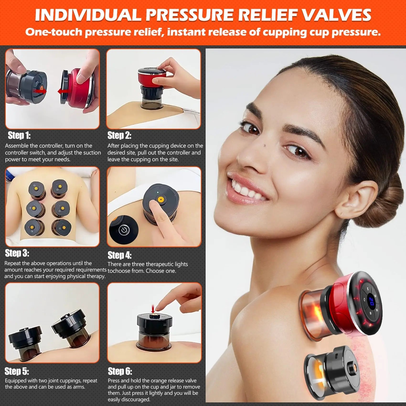 Vacuum Cupping Massager Set