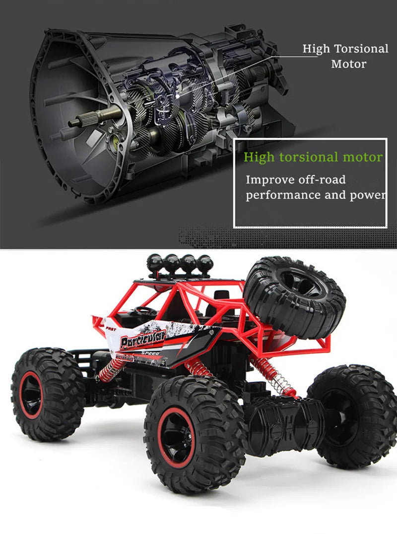 1:12 / 1:16 4WD RC Car 2.4G Radio Control Car Buggy Off-Road Remote Control Cars Trucks Boys Toys for Children