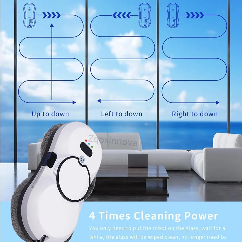 Robot Window Cleaner with UPS