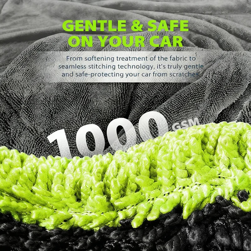 Microfiber Car Drying Towel – DryMaxPro 1000GSM