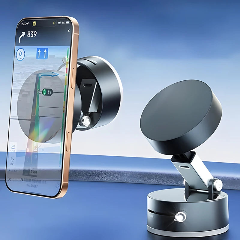 Rotatable Magnetic Vacuum Car Phone Holder