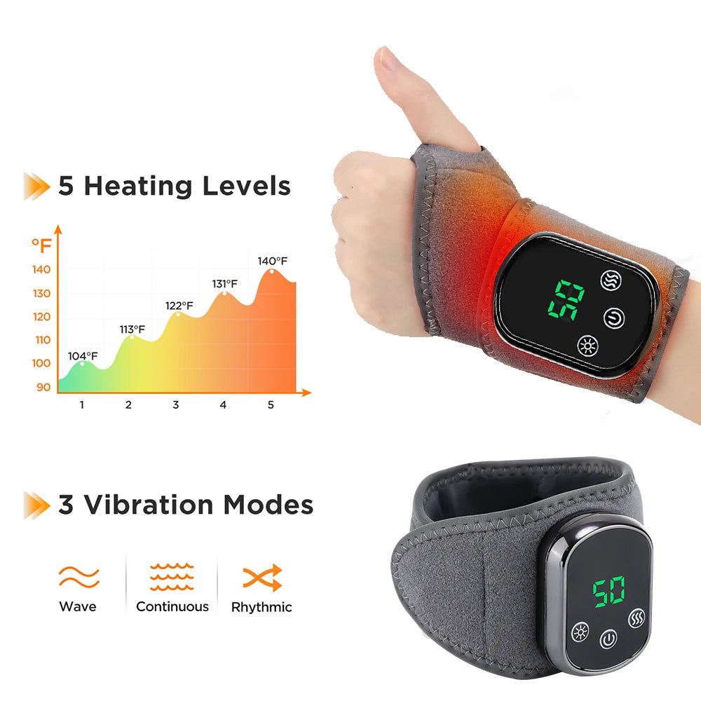 Electric Heating Wrist Massager
