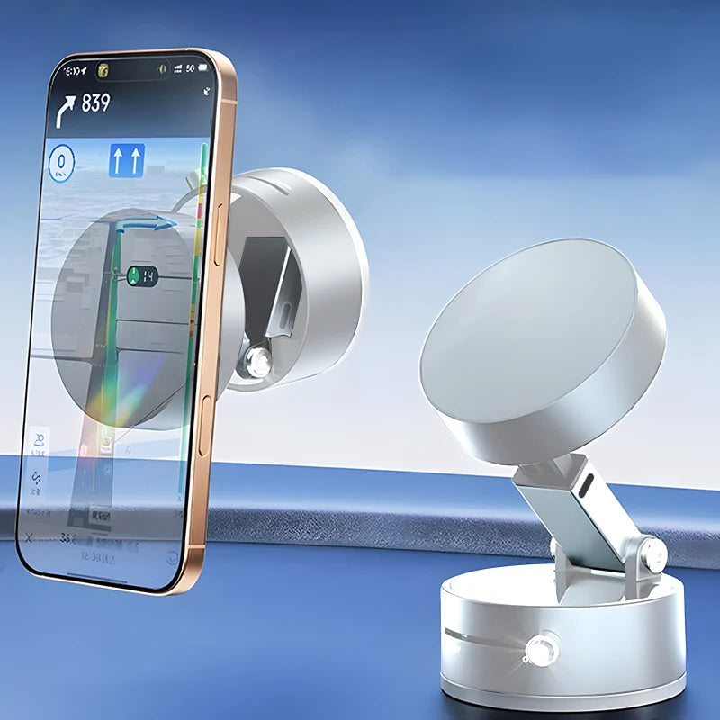 Rotatable Magnetic Vacuum Car Phone Holder