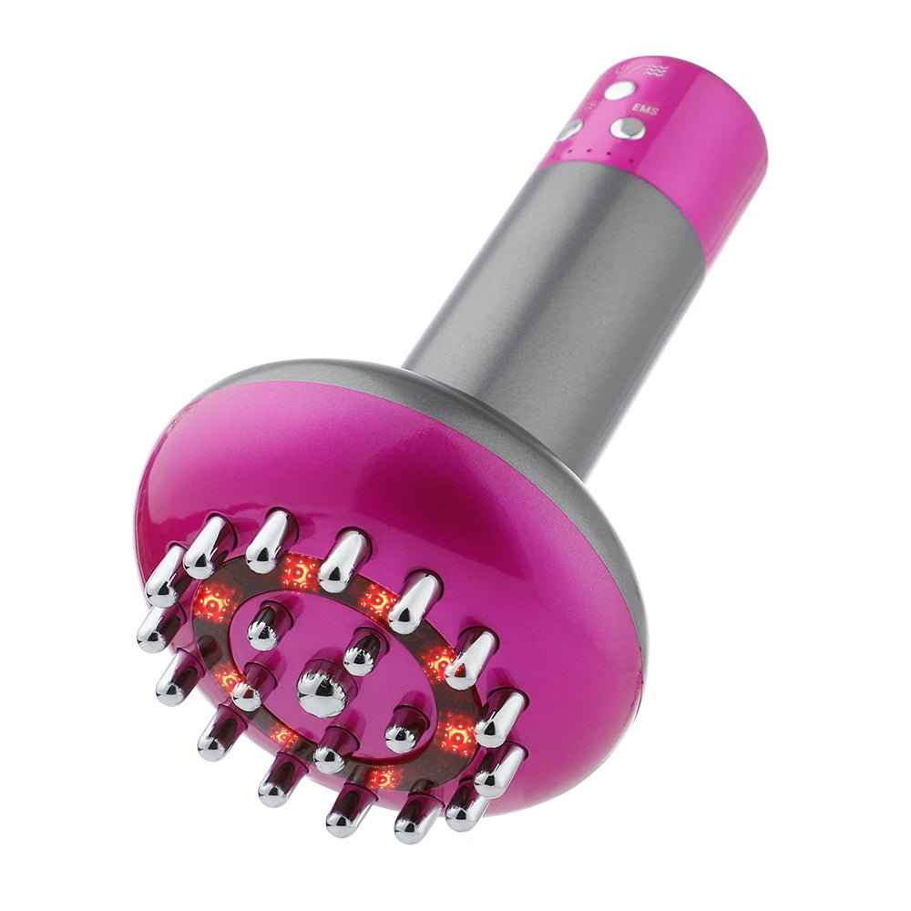 Smart Meridian Brush Abdome Massager Wireless Hot Compress Anti Cellulite Back Dredging Meridian Thermal Moxibustion Slimming
