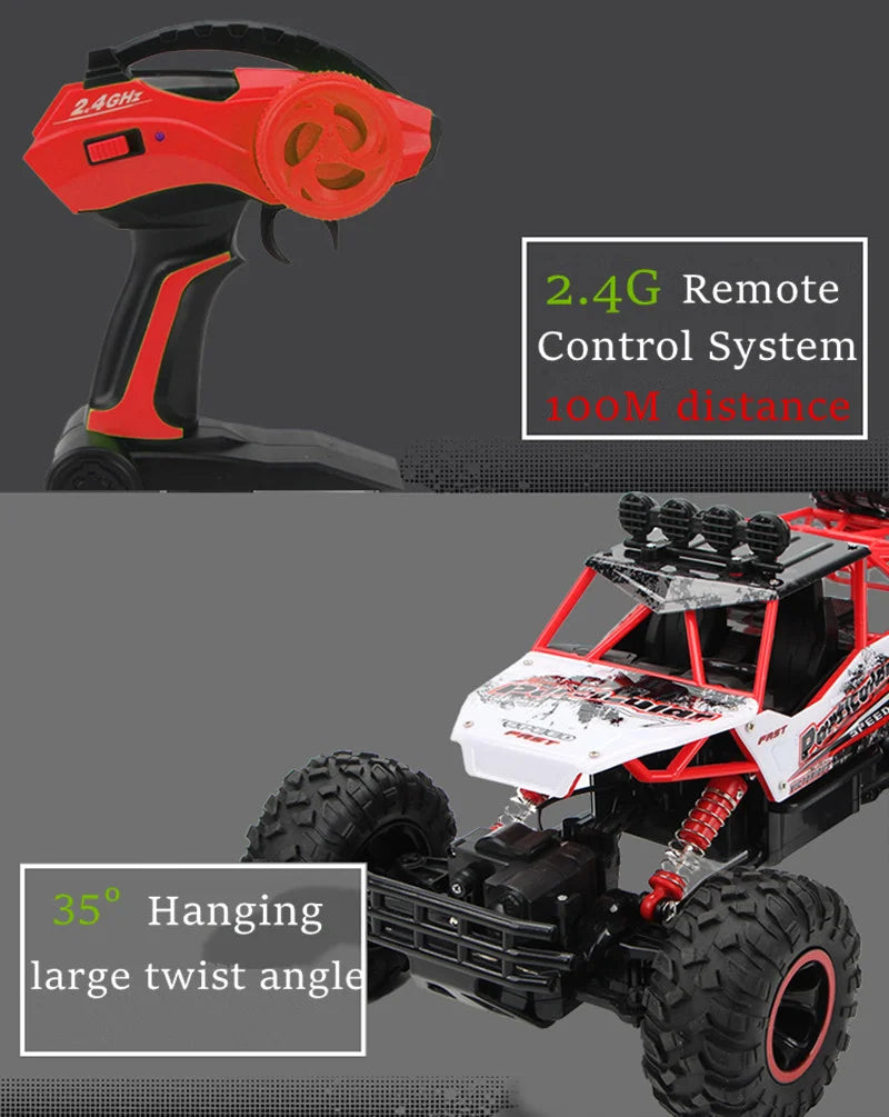 1:12 / 1:16 4WD RC Car 2.4G Radio Control Car Buggy Off-Road Remote Control Cars Trucks Boys Toys for Children