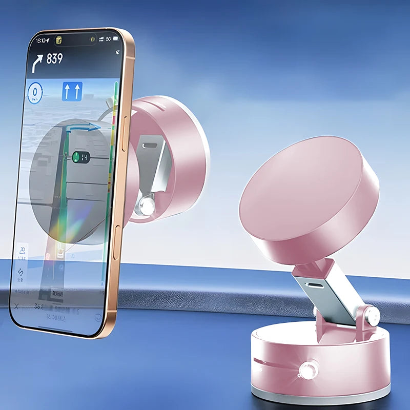 Rotatable Magnetic Vacuum Car Phone Holder