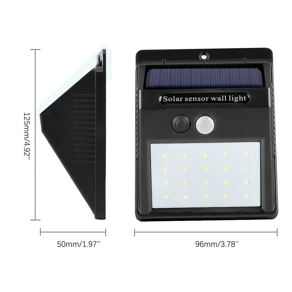 6/30 LED Solar Light PIR Motion Sensor Wall Light Outdoor Solar Lamp Waterproof Solar Powered Sunlight Street Lamp Garden Decor - SUN SHINE STORE