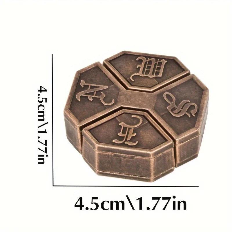 A classic intellectual metal puzzle toy, a difficult educational game toy for Christmas, Thanksgiving and birthday gifts - SUN SHINE STORE
