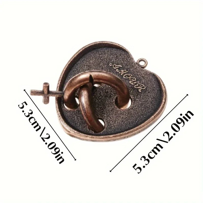 A classic intellectual metal puzzle toy, a difficult educational game toy for Christmas, Thanksgiving and birthday gifts - SUN SHINE STORE