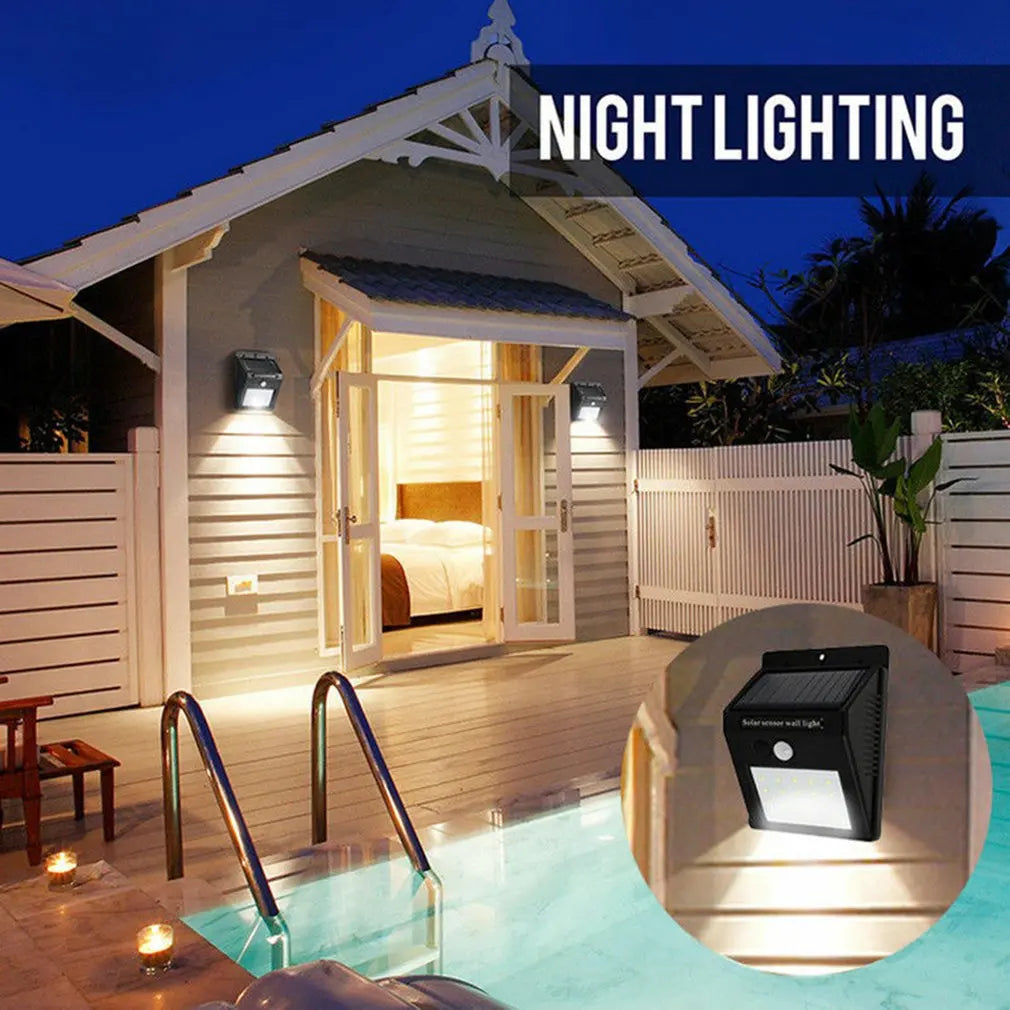 6/30 LED Solar Light PIR Motion Sensor Wall Light Outdoor Solar Lamp Waterproof Solar Powered Sunlight Street Lamp Garden Decor - SUN SHINE STORE
