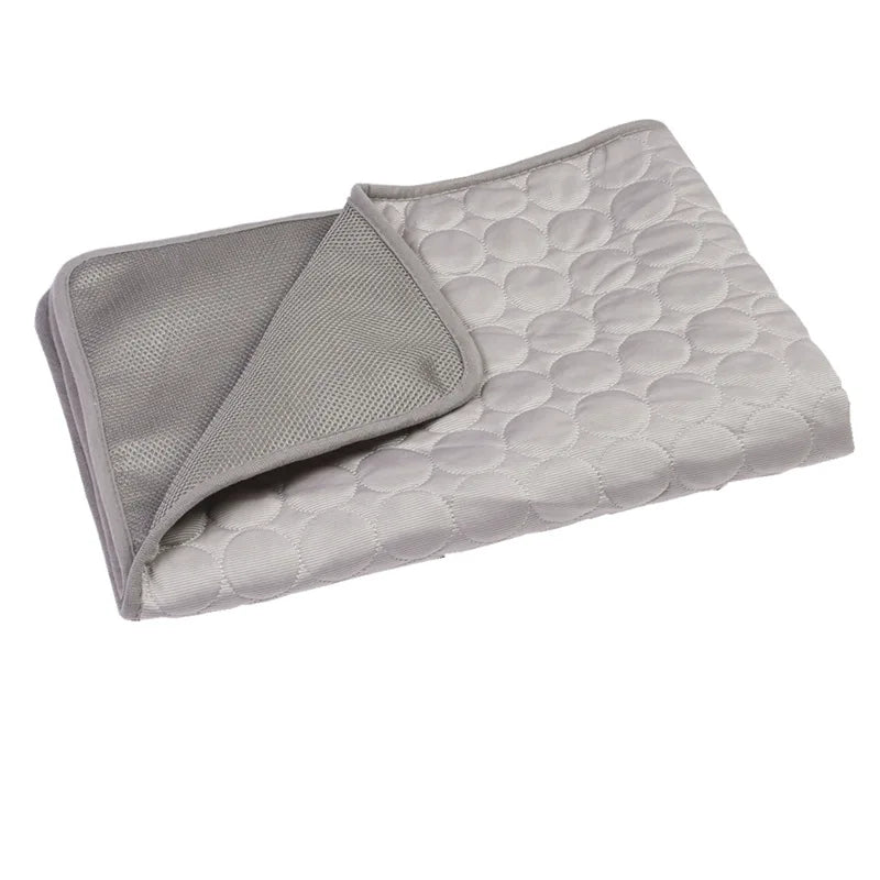 Dog Cooling Mat Summer Breathable Washable Pet Bed Pad for Small Medium Large Dogs Cats Sofa Car