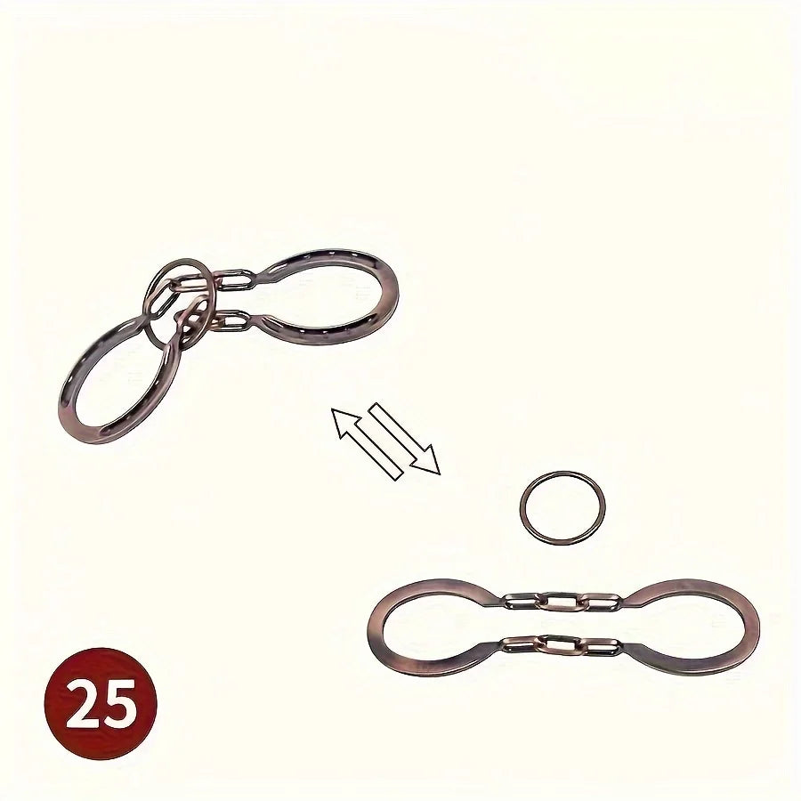 A classic intellectual metal puzzle toy, a difficult educational game toy for Christmas, Thanksgiving and birthday gifts - SUN SHINE STORE