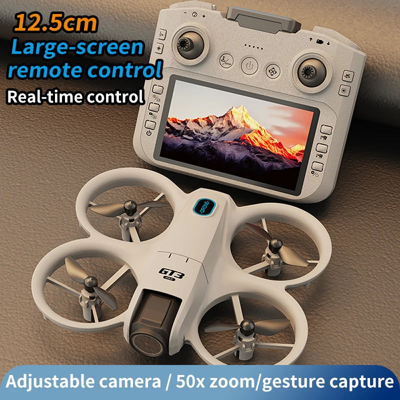 2025New GT3 MAX Drone 8K HD 4.3" Remote Control Headless Mode Helicopter 360° Flip Quadcopter Toys Mini Drone Fors Kid Toy Gifts - SUN SHINE STORE