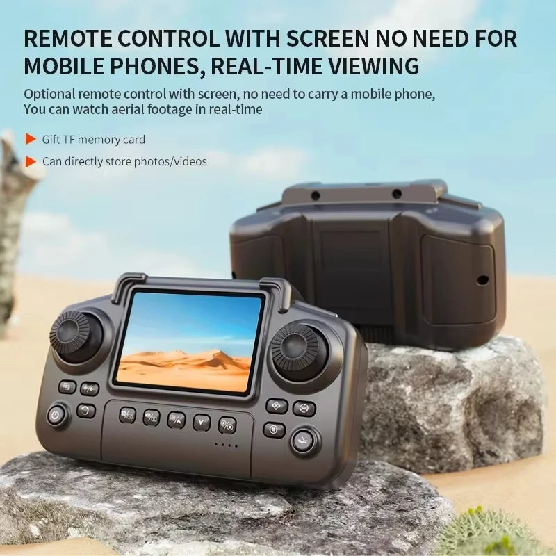 E88 Pro 8K GPS Drone with Dual HD Camera & Remote Display Controller
