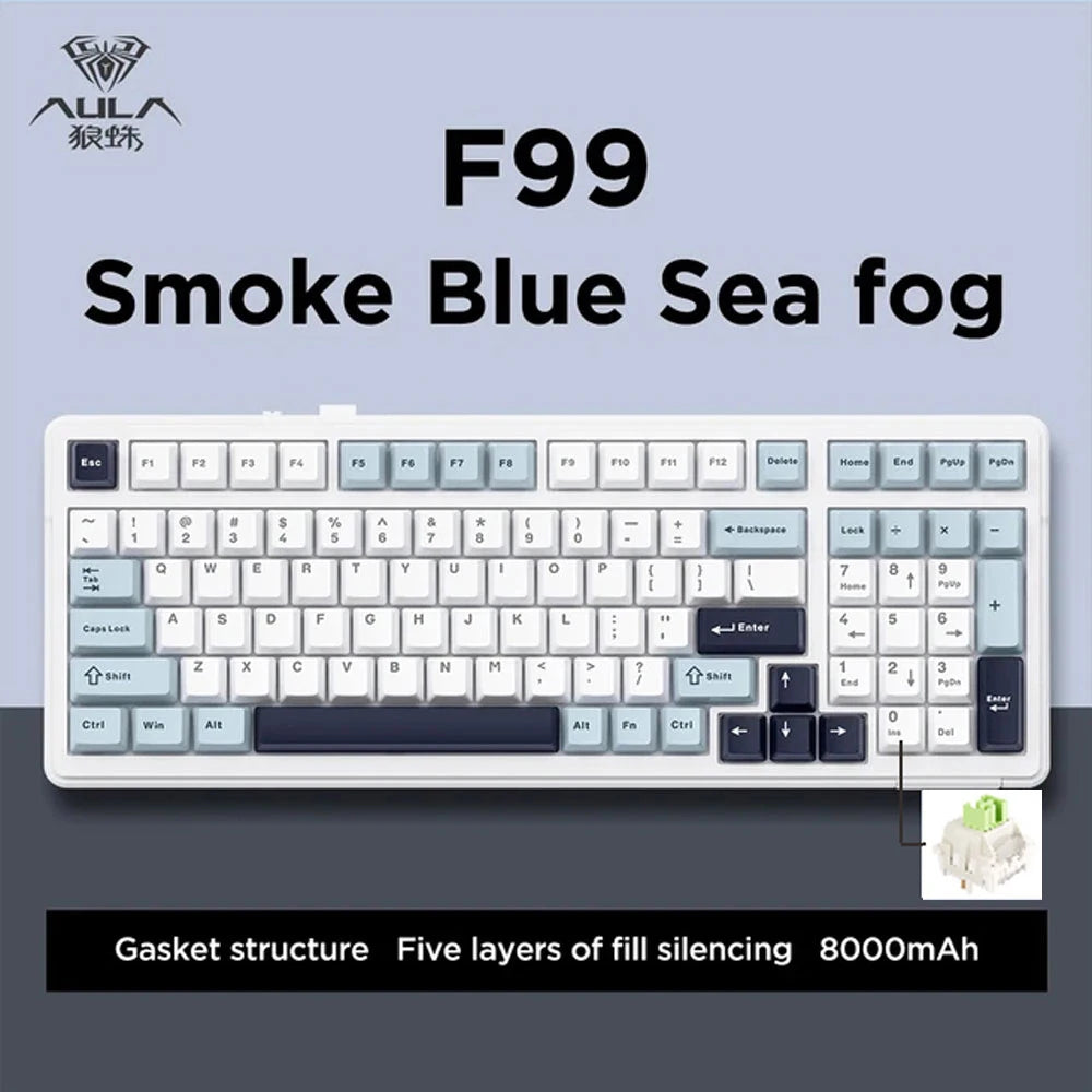 AULA F99 Wireless Mechanical Keyboard 