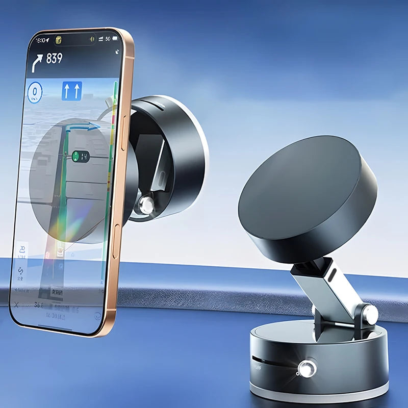 Rotatable Magnetic Vacuum Car Phone Holder