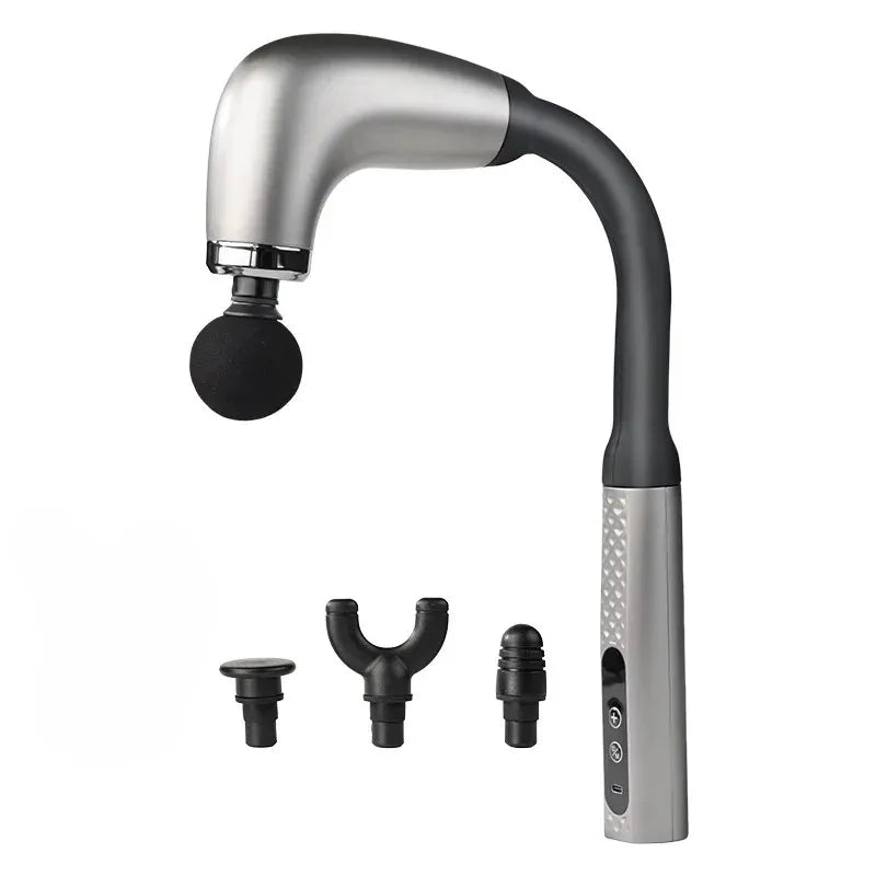 New Smart Fascia Gun Electric Massager Massage Hammer Electric Fascia Gun Home Handheld Hammer Back Artifact Christmas Gift
