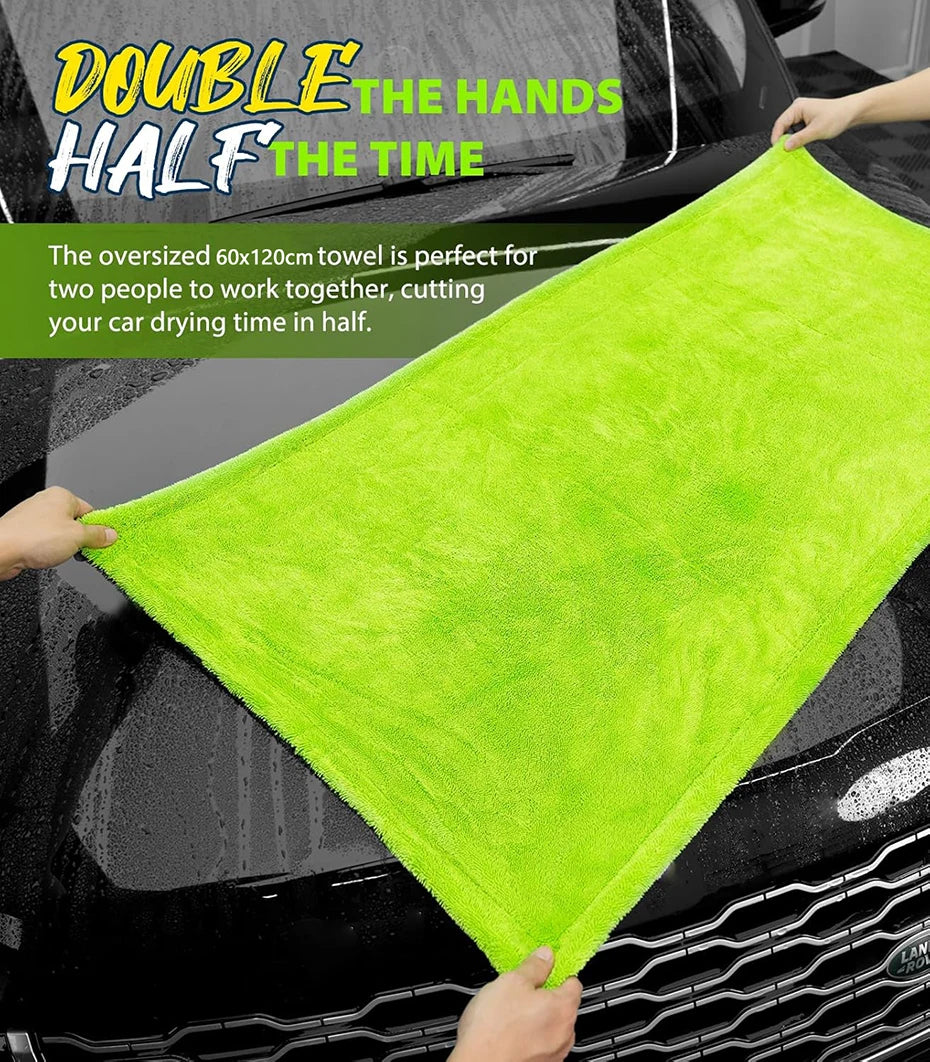 DryMaxPro 1000GSM Oversized Microfiber Car Drying Towel 