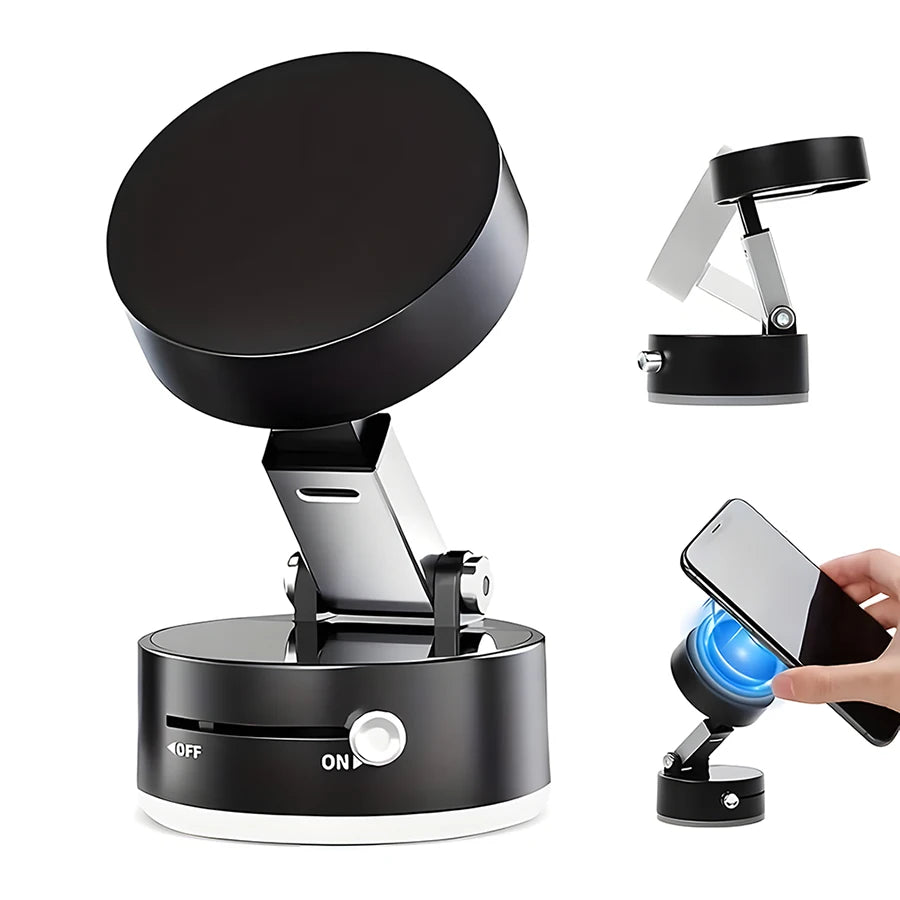 Rotatable Magnetic Vacuum Car Phone Holder