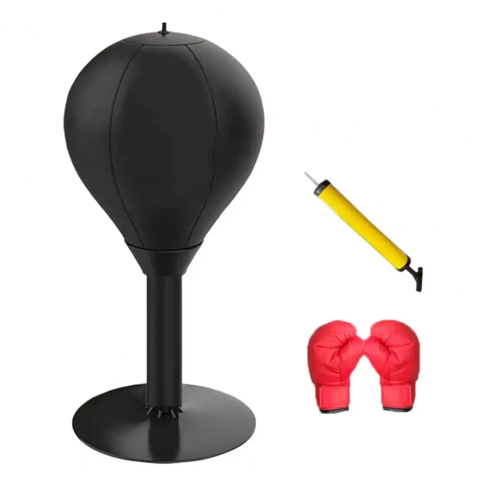 Desktop Punching Bag –StressBusterPro - Suction Cup Stress Relief Boxing Speed Ball for Home & Office