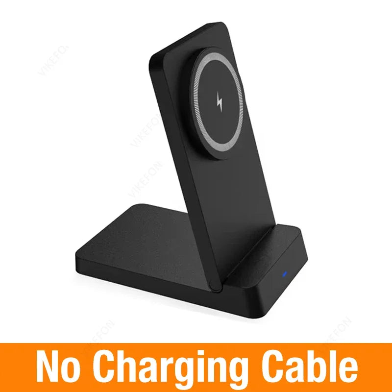 MagSafe Charger  Magnetic 30W Wireless Charger – Foldable Desktop Fast Charging Station with Phone Holder for MagSafe iPhone 16 / 15 / 14 / 13 / 12 Pro