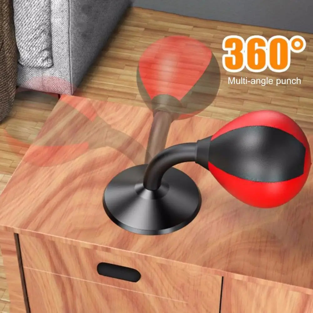 Desktop Punching Bag –StressBusterPro - Suction Cup Stress Relief Boxing Speed Ball for Home & Office