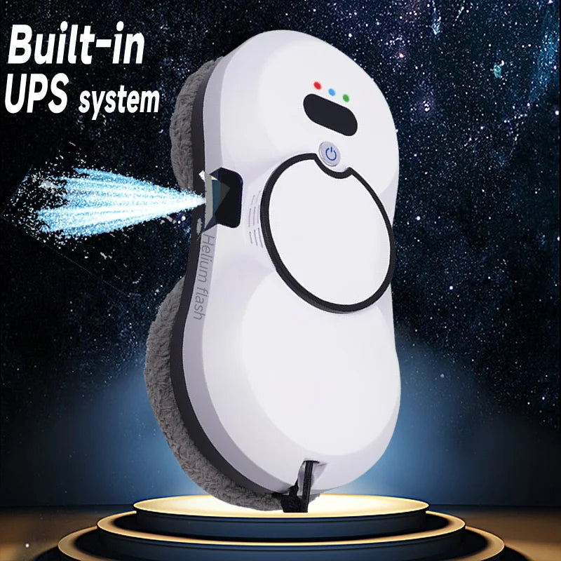 Robot Window Cleaner with UPS