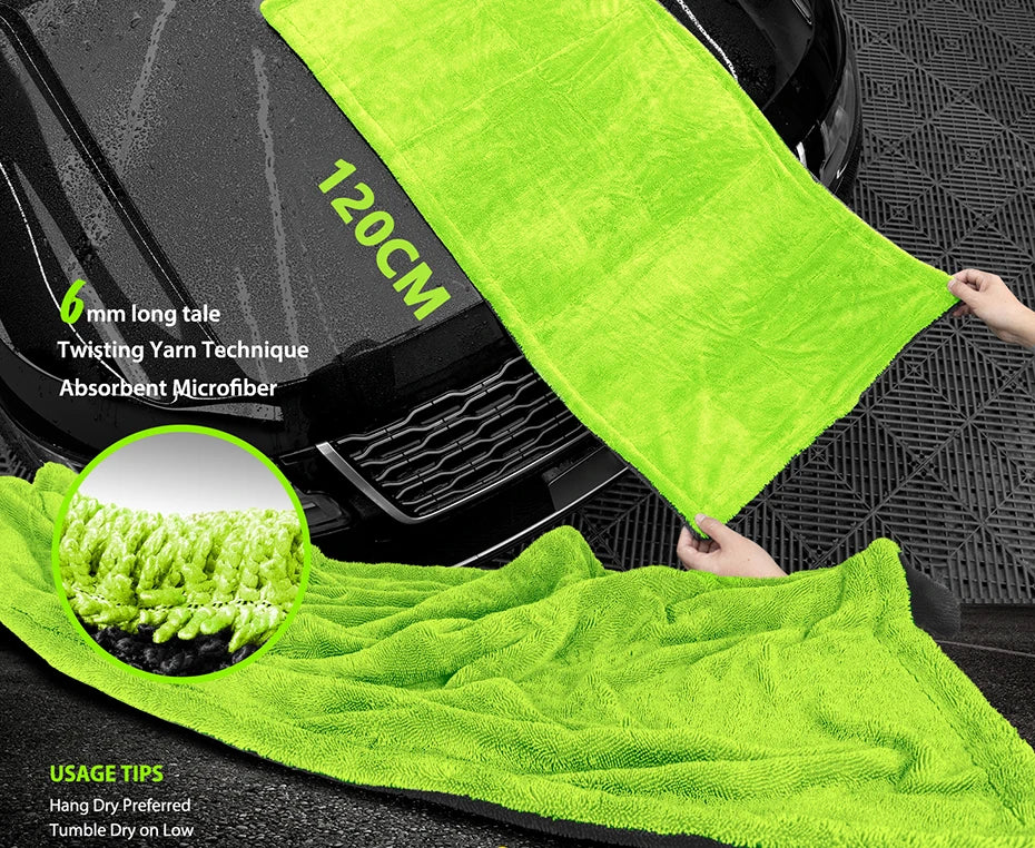 DryMaxPro 1000GSM Oversized Microfiber Car Drying Towel 
