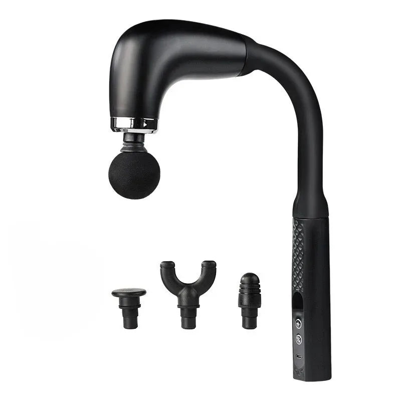 New Smart Fascia Gun Electric Massager Massage Hammer Electric Fascia Gun Home Handheld Hammer Back Artifact Christmas Gift