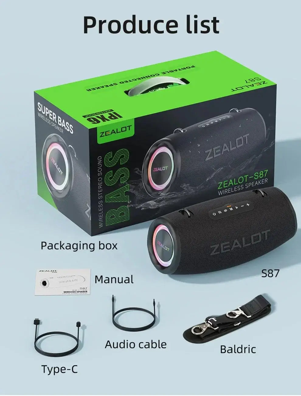 Outdoor Portable Bluetooth Speaker