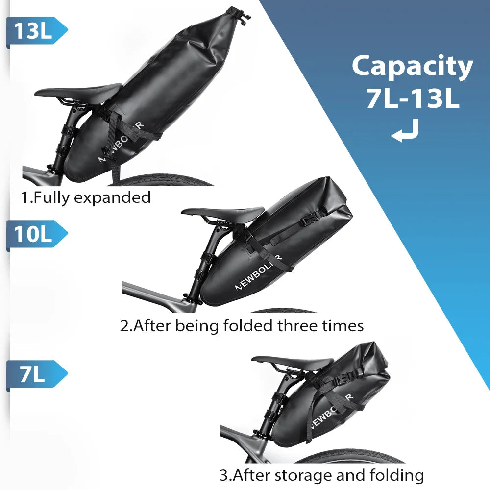 Waterproof Bicycle Saddle Bag 