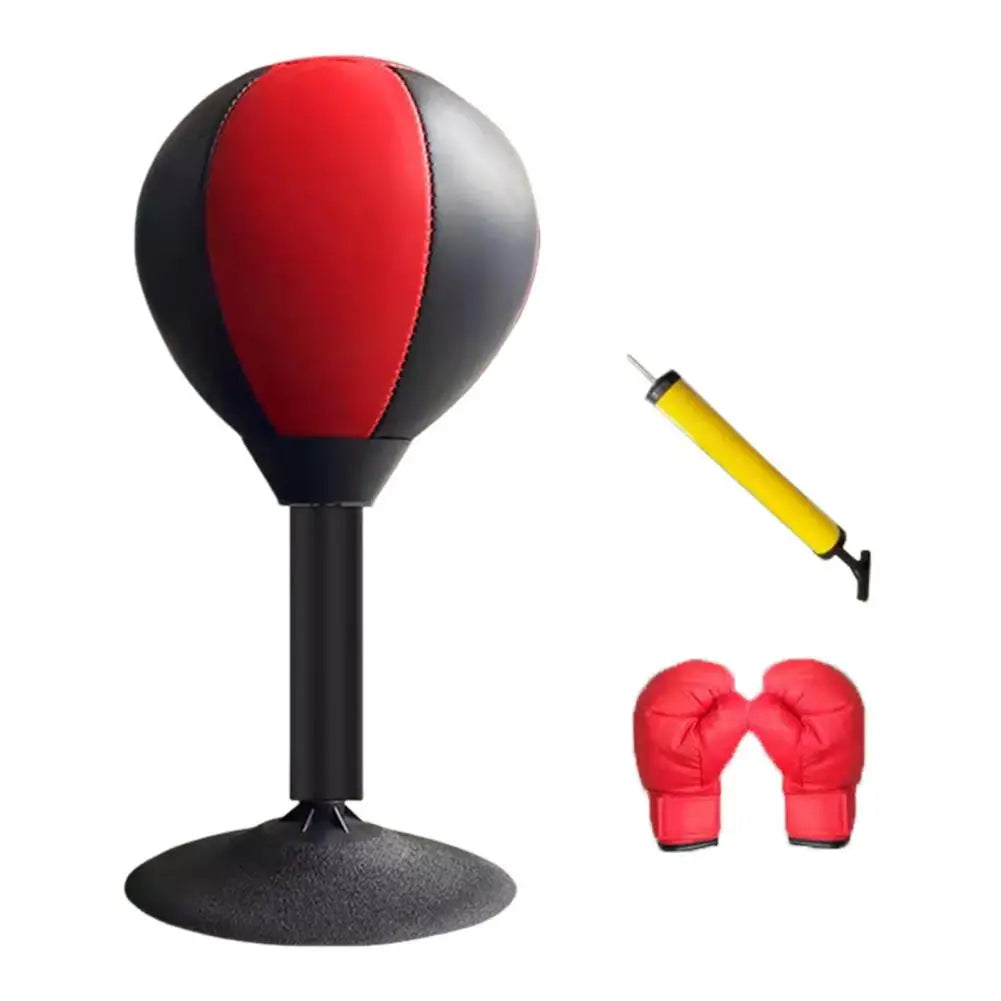 Desktop Punching Bag –StressBusterPro - Suction Cup Stress Relief Boxing Speed Ball for Home & Office