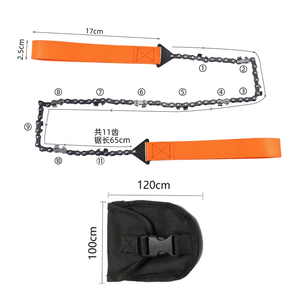 Portable Wire Saw with 11 Teeth