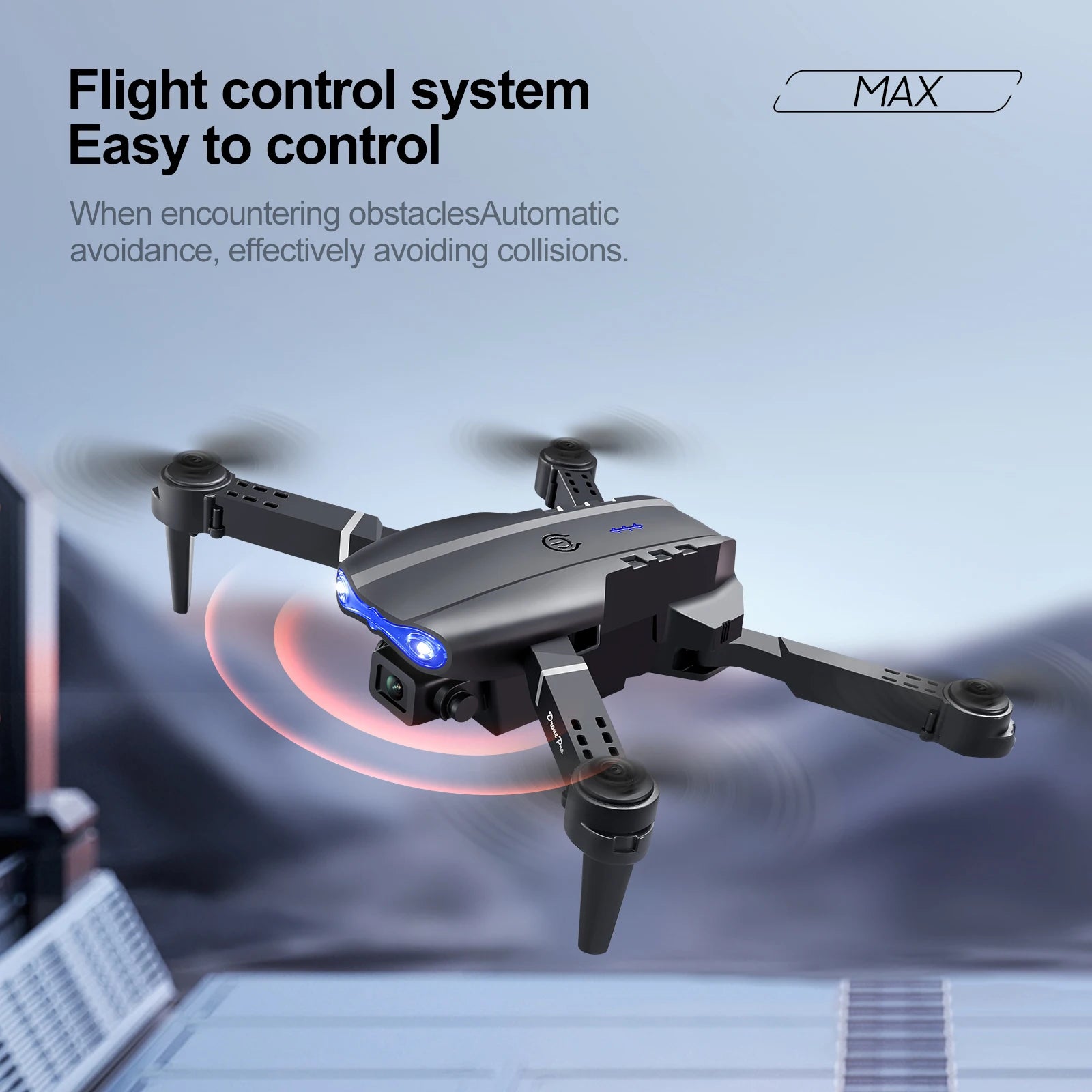 E88 Pro 8K GPS Drone with Dual HD Camera & Remote Display Controller