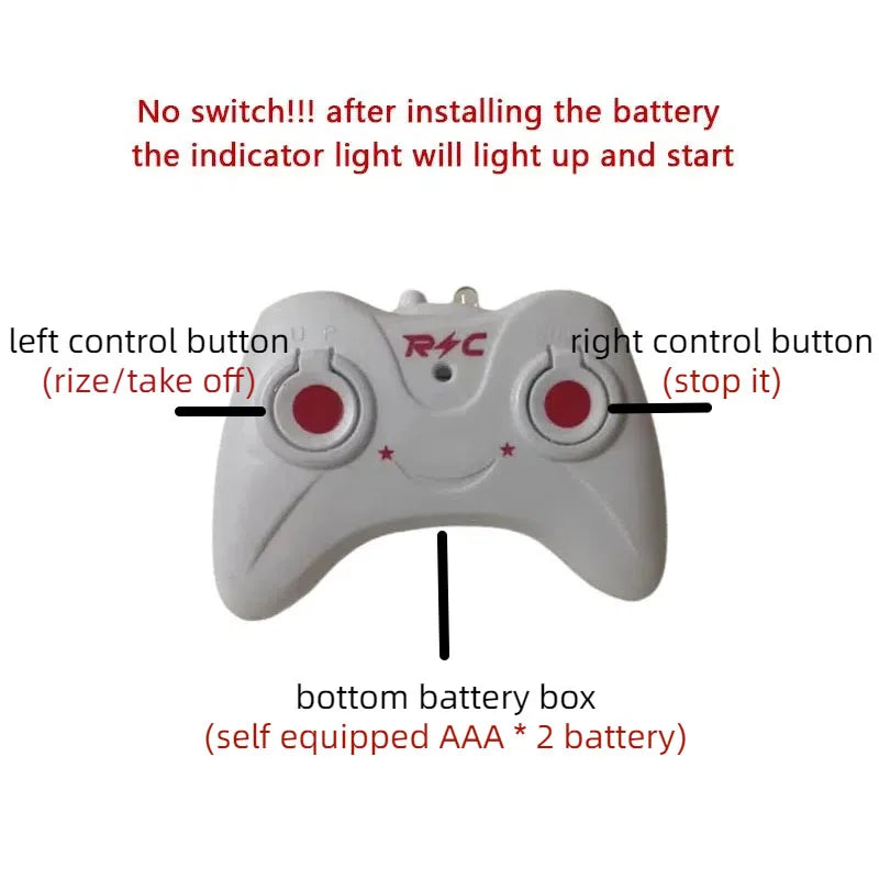 Rechargeable Mini RC Drone Remote Safe Fall-resistant RC Helicopters Drone Children Toys with Different Patterns - SUN SHINE STORE