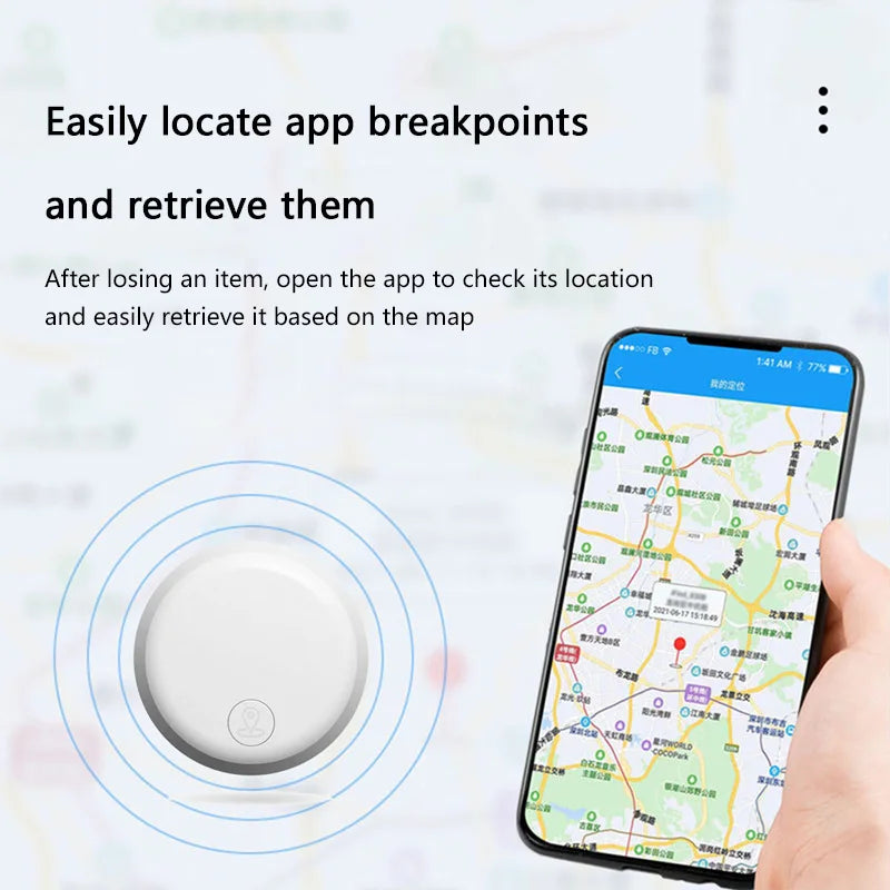 Lenovo GPS Tracker Bluetooth 5.3 Anti-Lost GPS Mini Device Pet Kids Bag Wallet Tracking For IOS Android Smart Finder Locator - SUN SHINE STORE