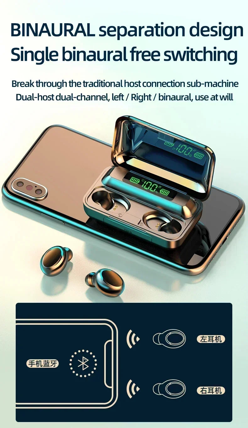 F9 TWS sport earbuds