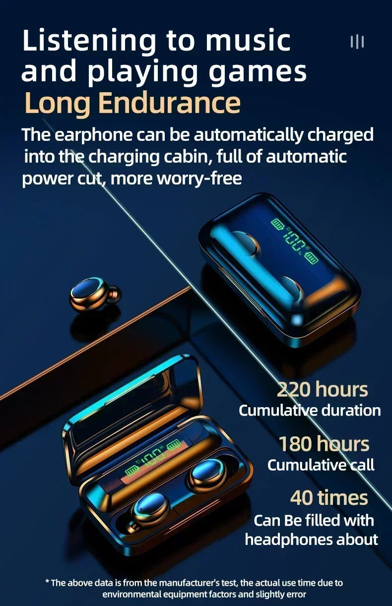 F9 TWS sport earbuds